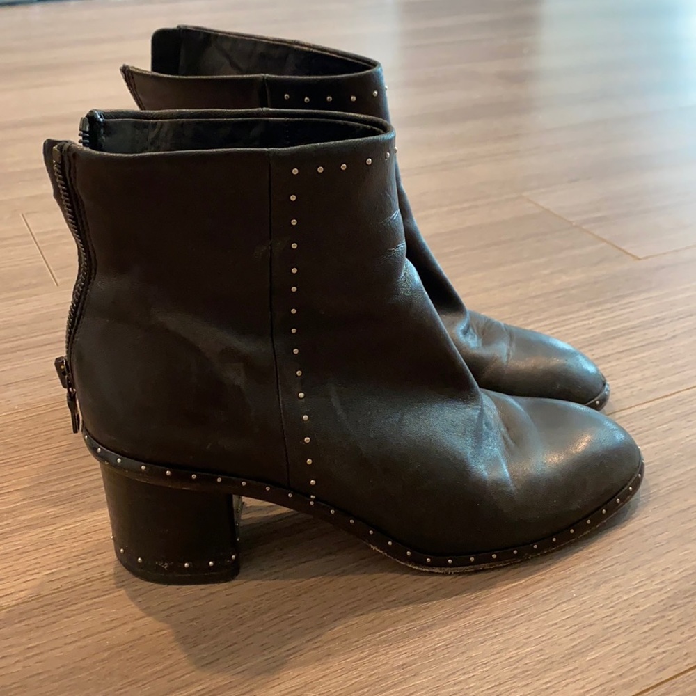 Rag and bone leather stud boots 38